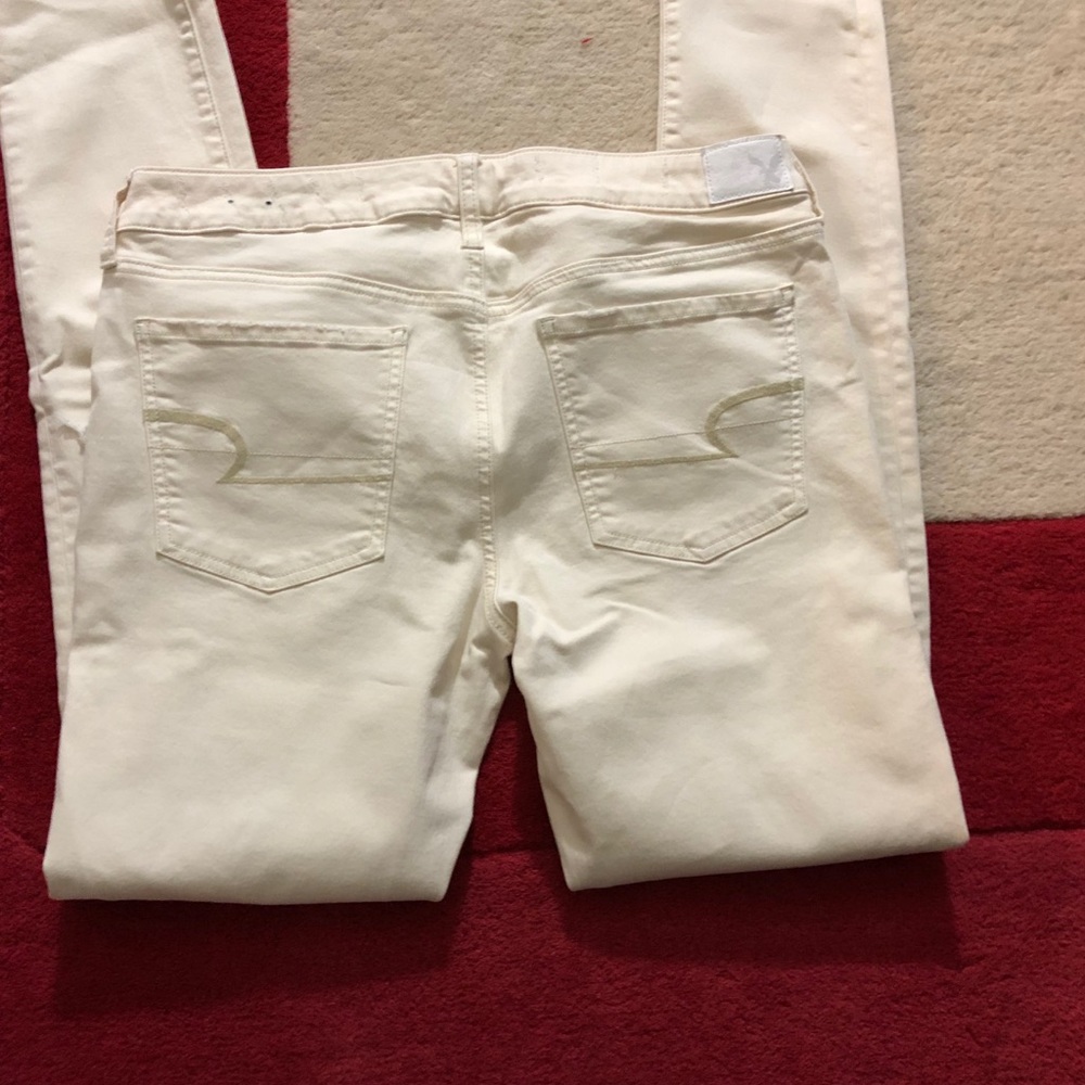 Distressed jeans